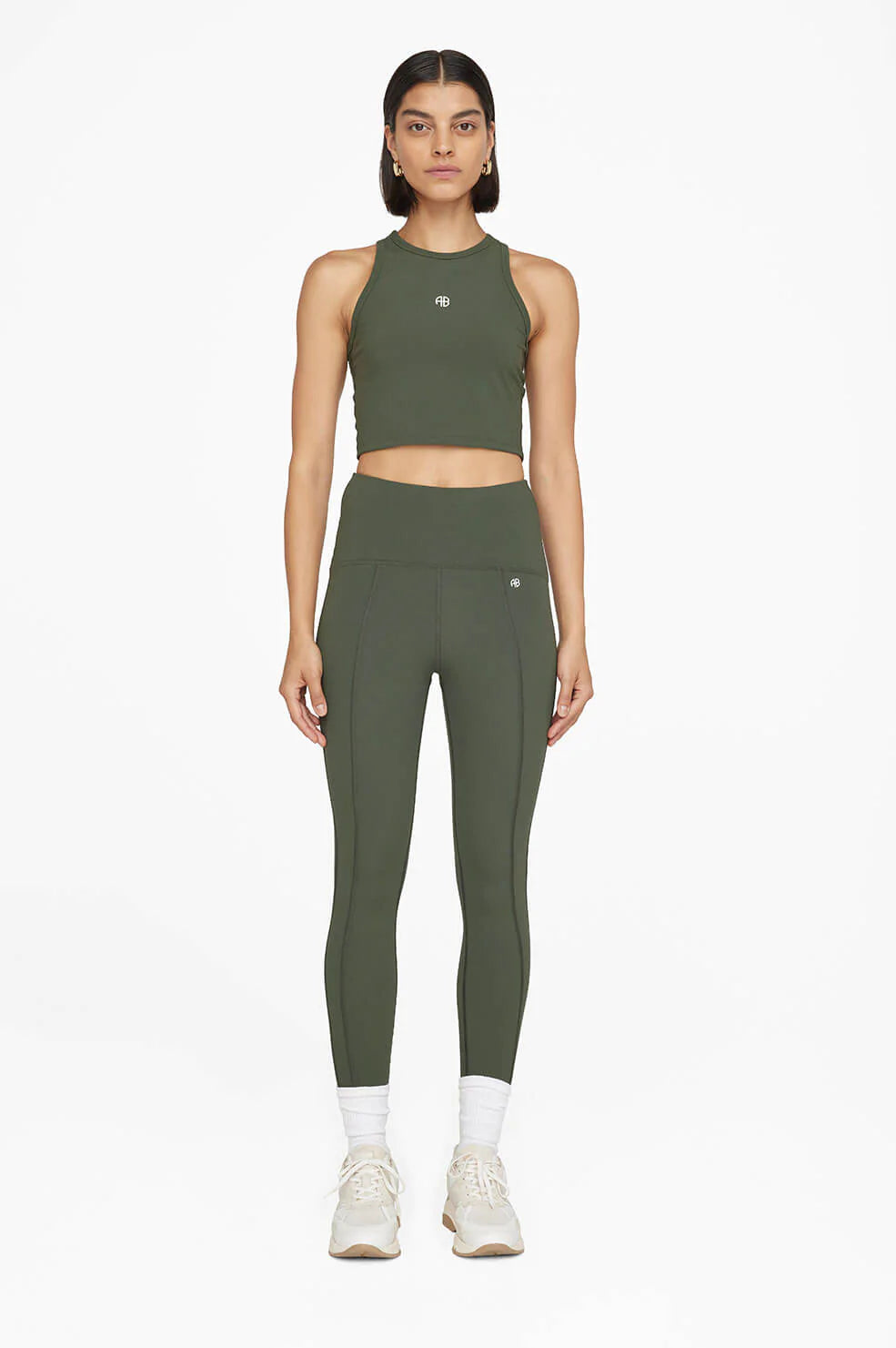 Anine Bing - Bran Legging in Dark Olive