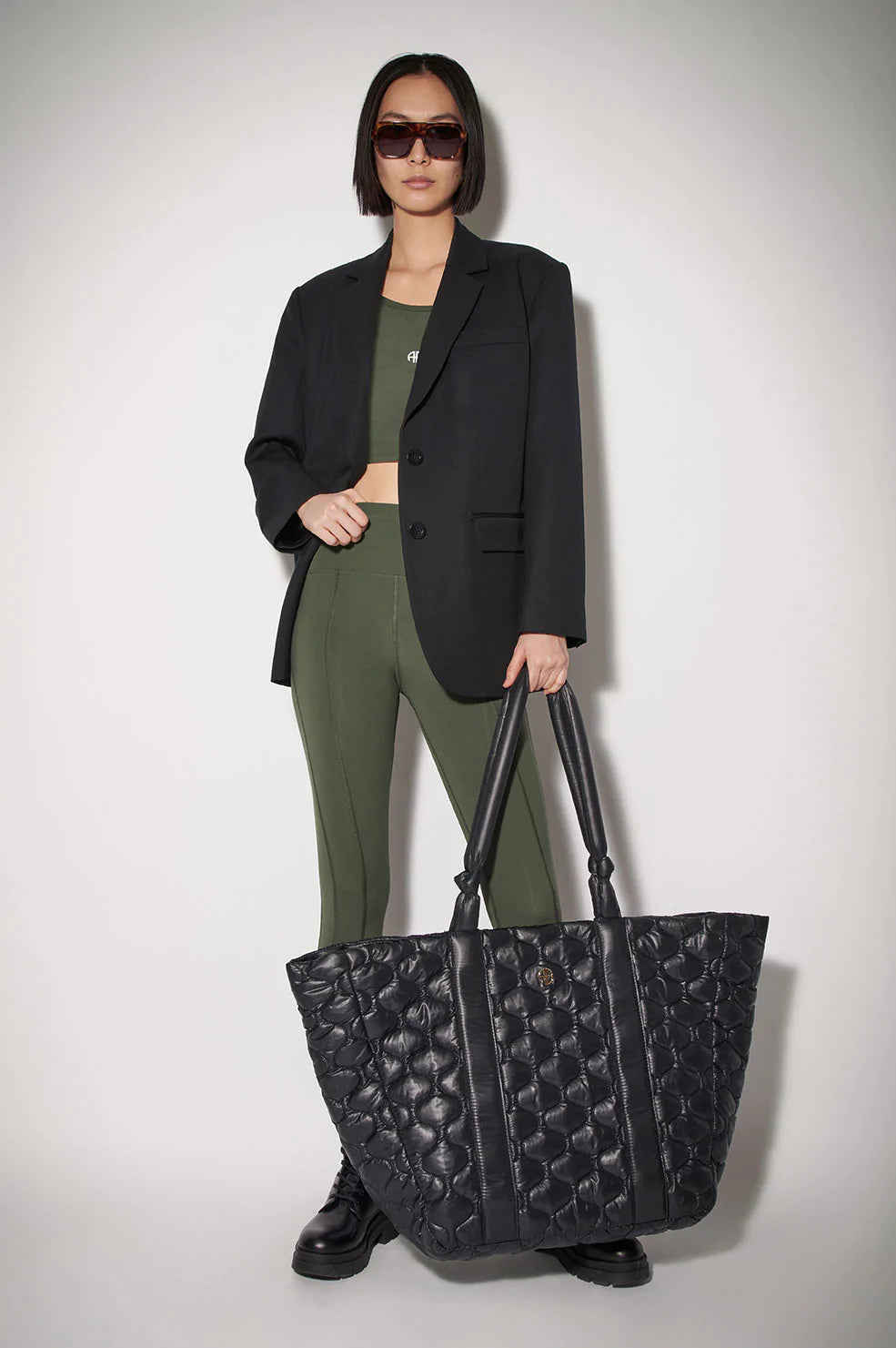 Anine Bing - Bran Legging in Dark Olive