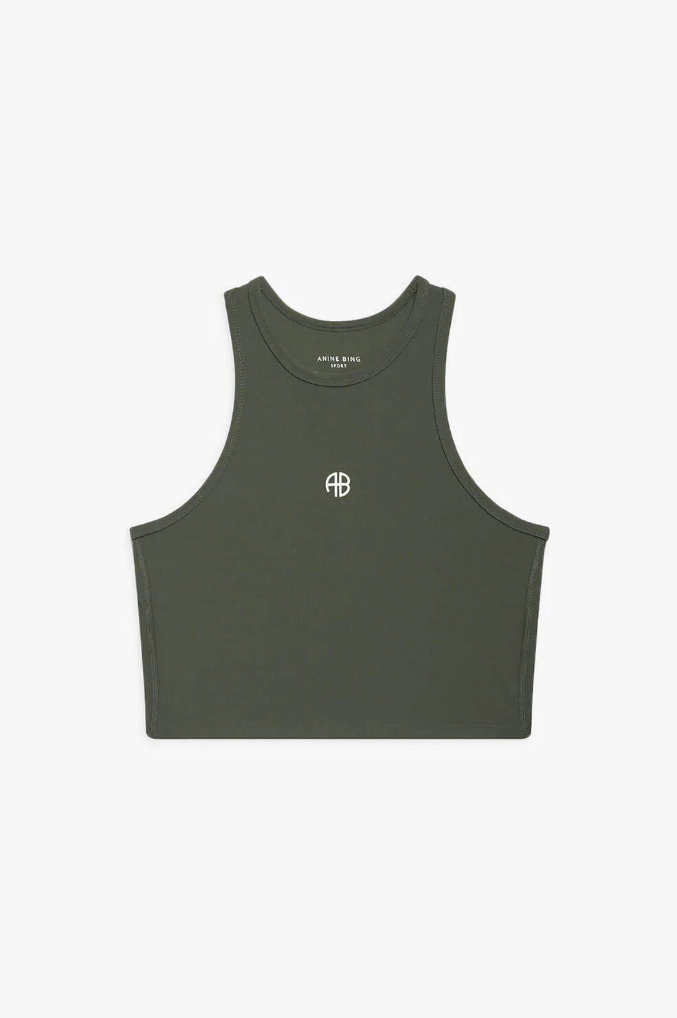 Anine Bing - Brett Tank in Dark Olive