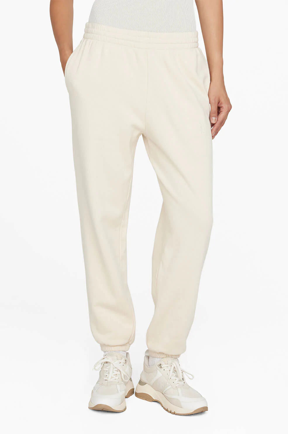 Anine Bing - Evan Jogger in Cream