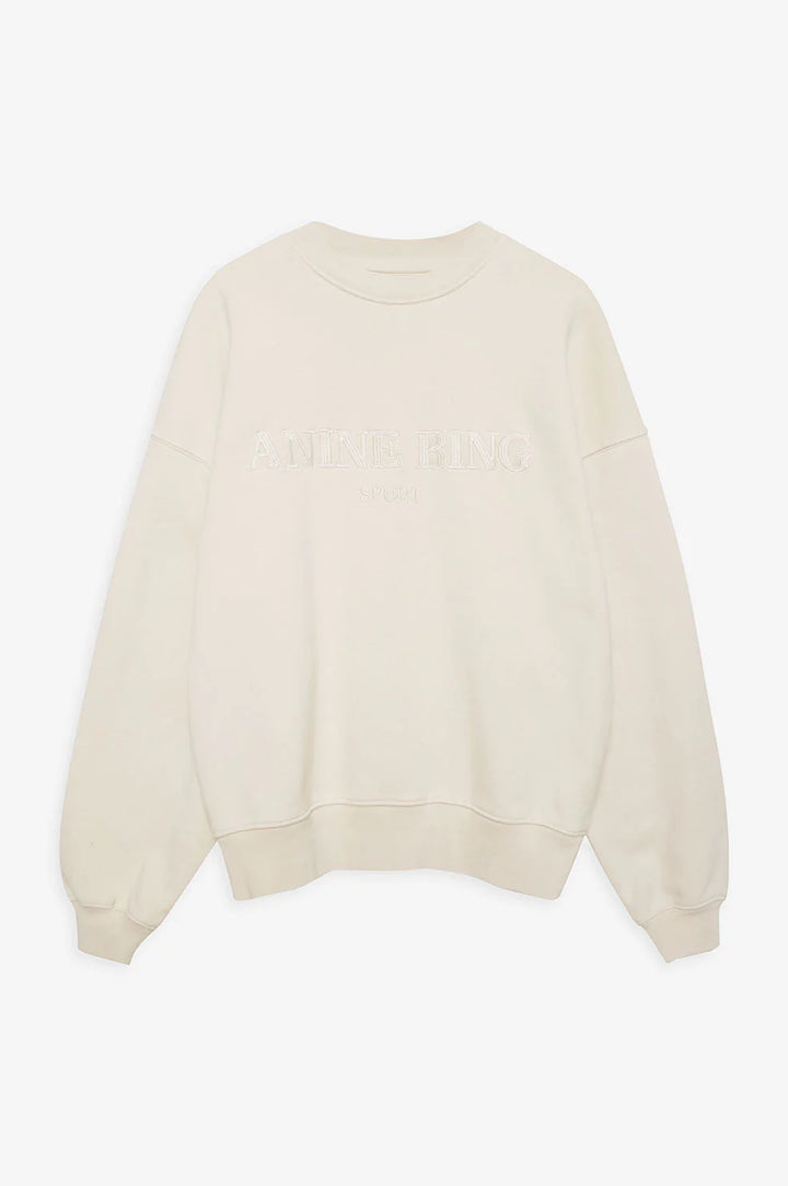 Anine Bing - Evan Sweatshirt in Cream