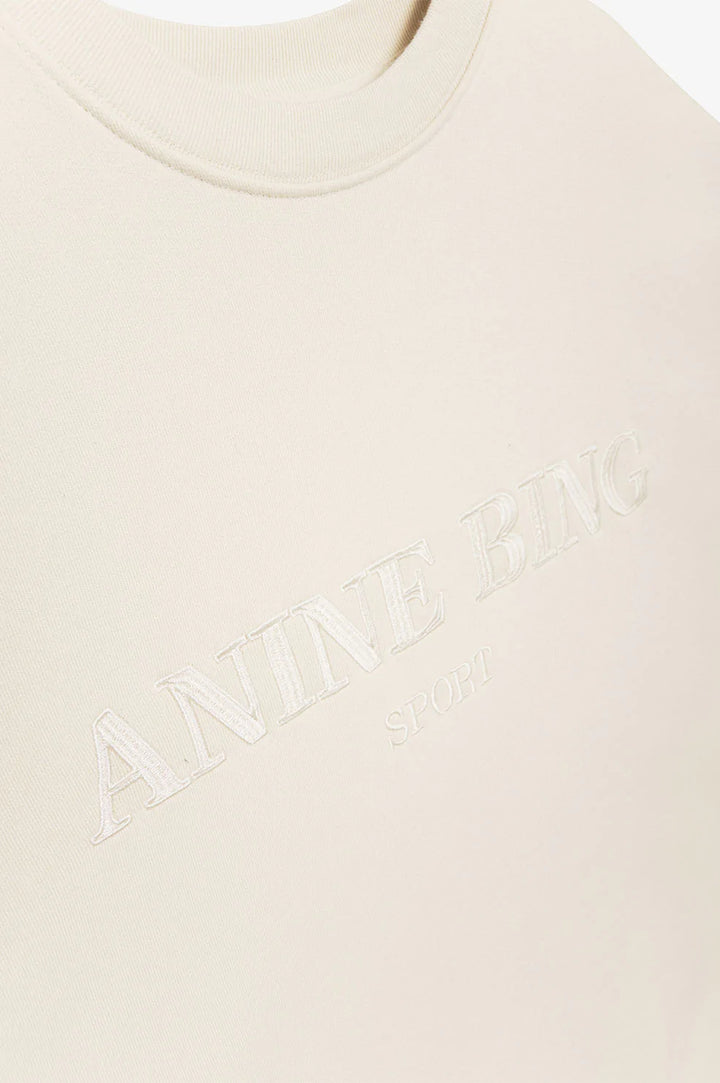 Anine Bing - Evan Sweatshirt in Cream