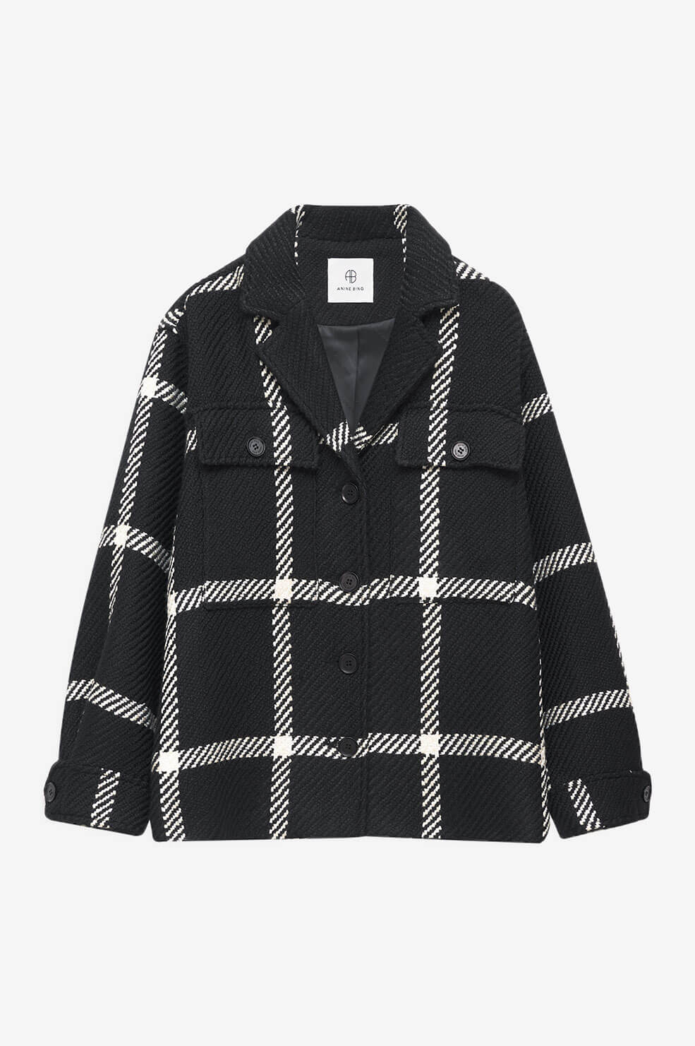 Anine Bing - Flynn Jacket in Black Check – Blond Genius