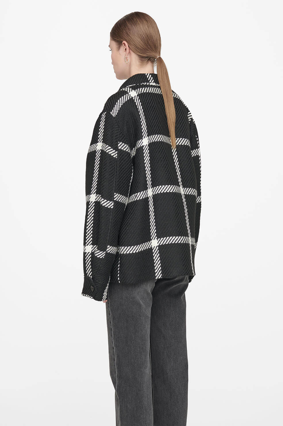 Anine Bing - Flynn Jacket in Black Check
