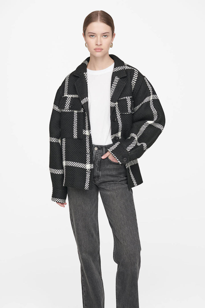 Anine Bing - Flynn Jacket in Black Check