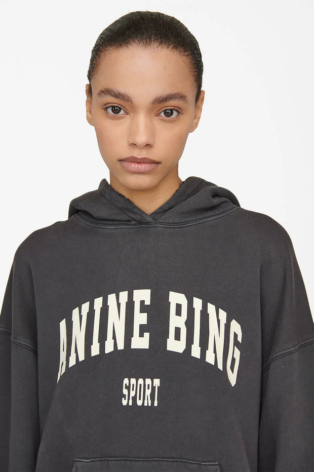 anine bing harvey sweatshirt black