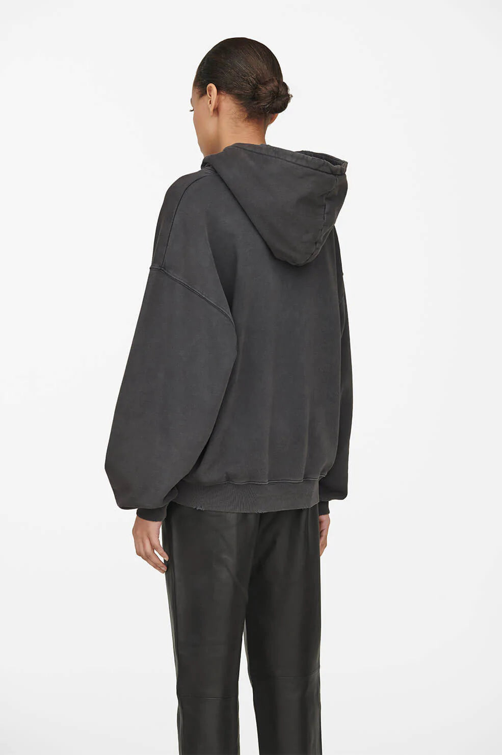 Anine Bing - Harvey Sweatshirt in Washed Black