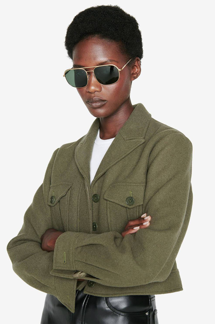 Anine Bing - Highland Sunglasses in Gold
