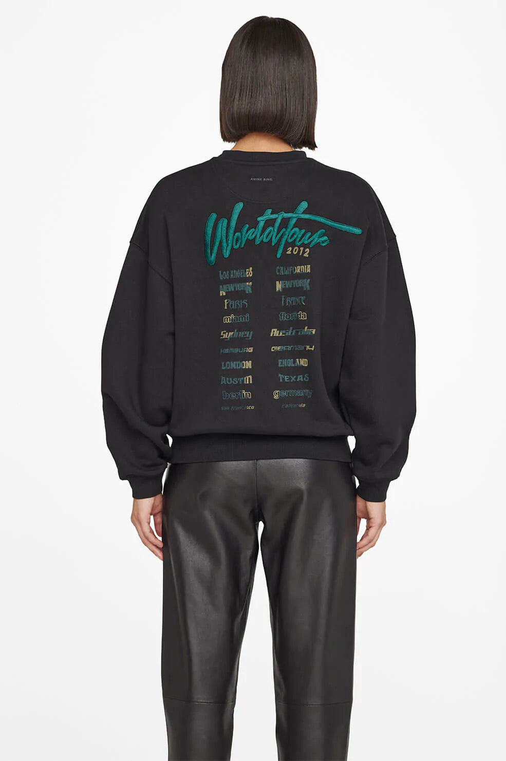 Anine Bing - Kenny Sweatshirt Gold Wings in Black – Blond Genius