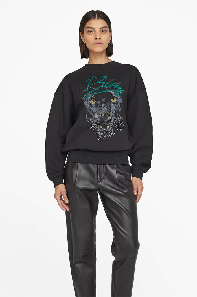 Anine Bing - Kenny Sweatshirt Gold Wings in Black – Blond Genius