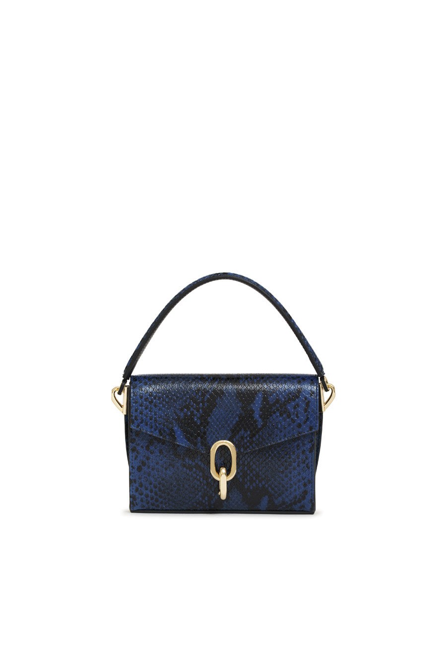 Anine Bing - Mini Colette Bag in Blue Snake