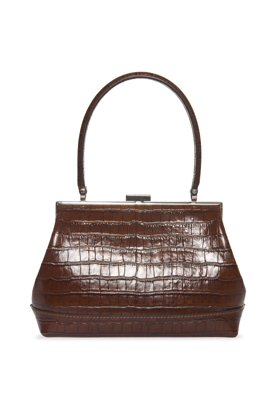 Anine Bing - Mini Elly Bag in Brown Croco