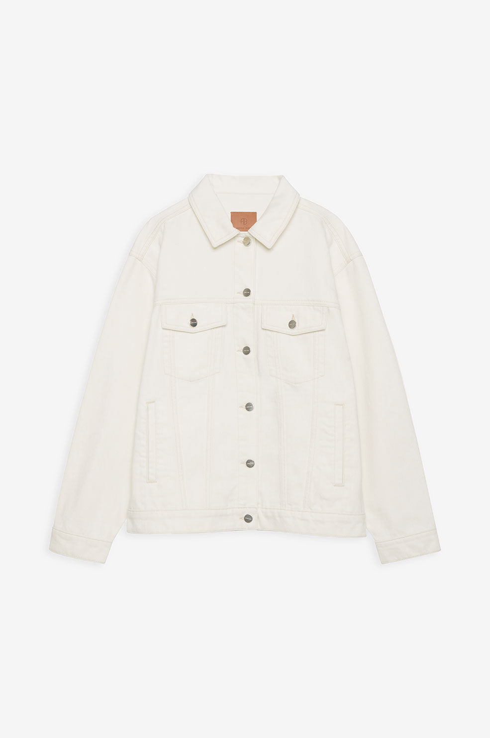 Anine Bing - Rory Denim Jacket in Ecru White
