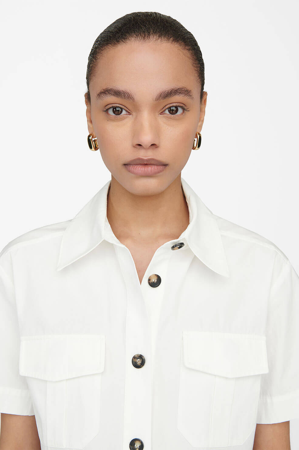 Anine Bing - Scout Shirt in White