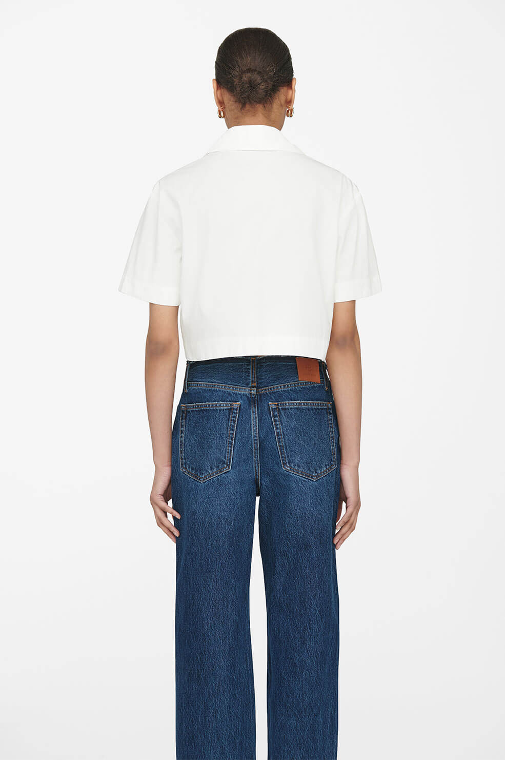 Anine Bing - Scout Shirt in White Tops