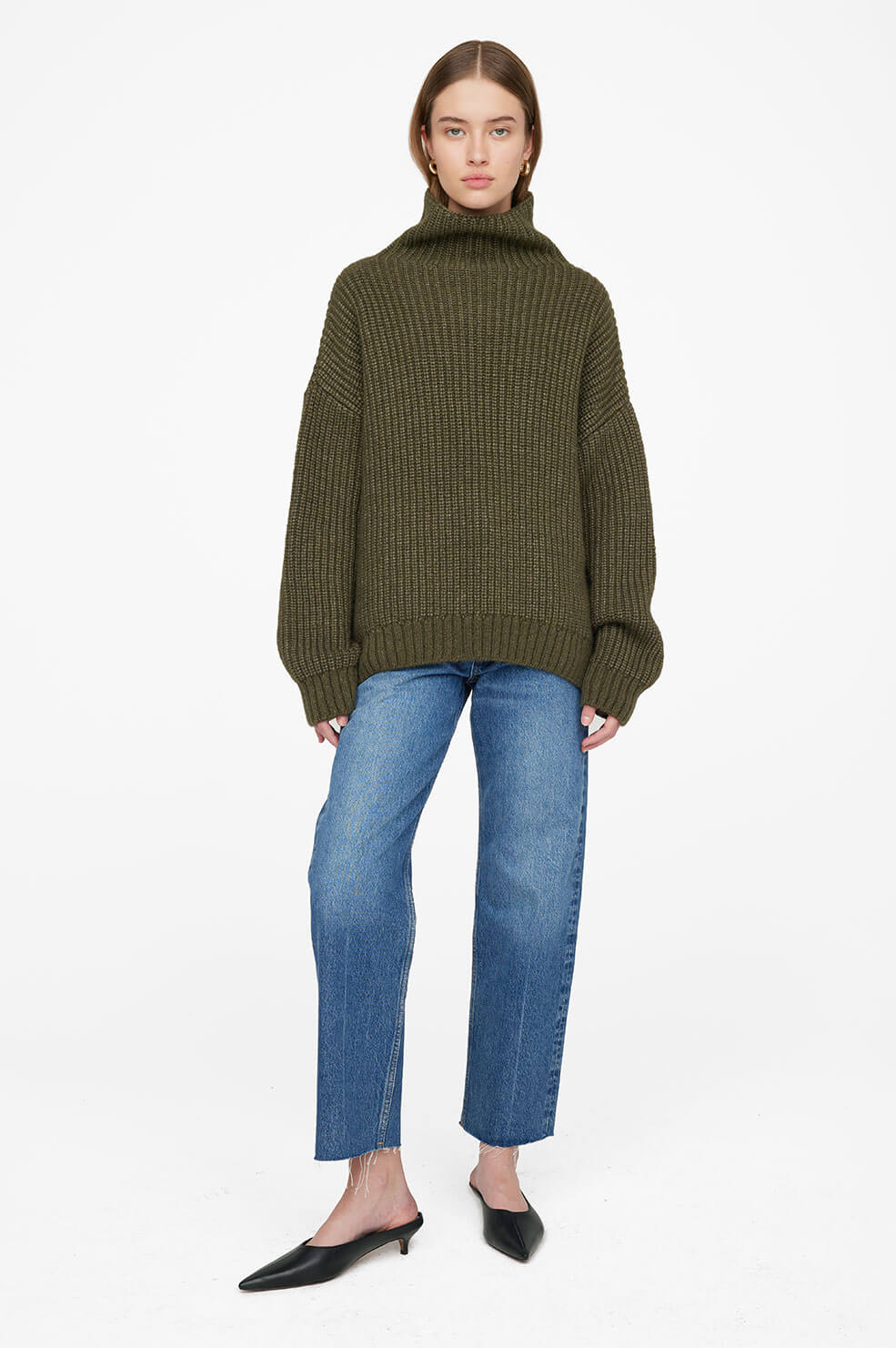 Anine Bing - Sydney Sweater in Olive