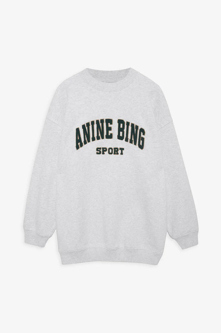 Anine Bing - Tyler Sweatshirt in Heather Grey