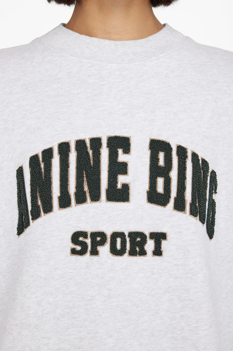 Anine Bing - Tyler Sweatshirt in Heather Grey