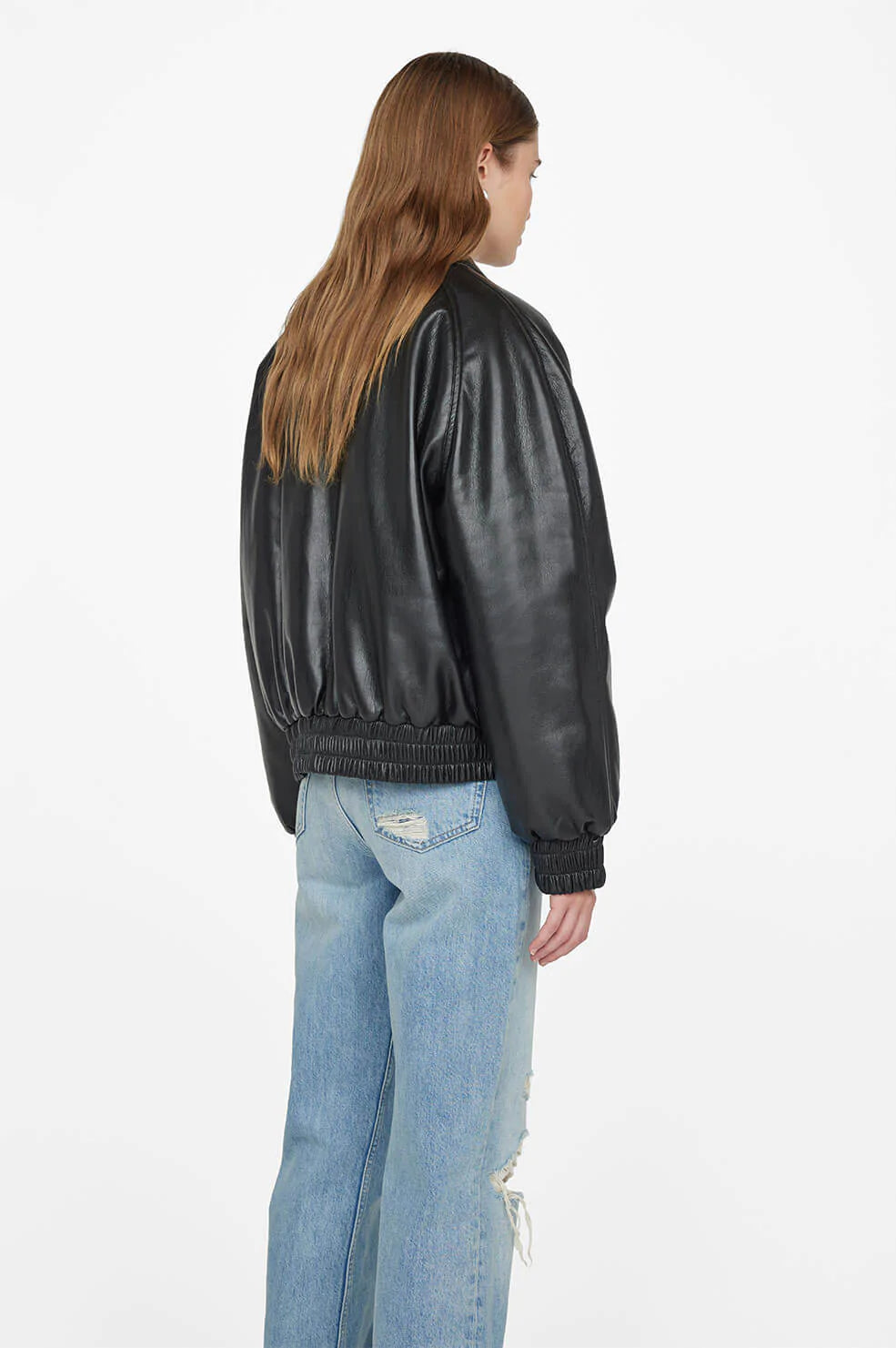 ANINE BING Benjamin leather biker jacket | Eraldo.com FK