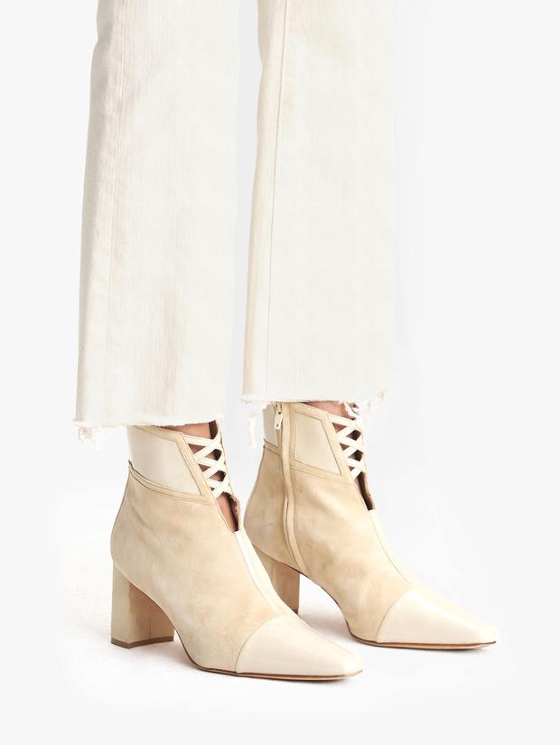 Mother Denim - The Insider Ankle Fray in Act Natural