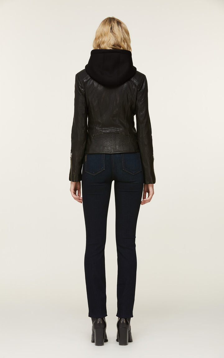 Soia & Kyo- Allison Black Moto Jacket