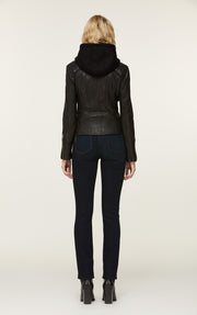 Soia & Kyo- Allison Black Moto Jacket
