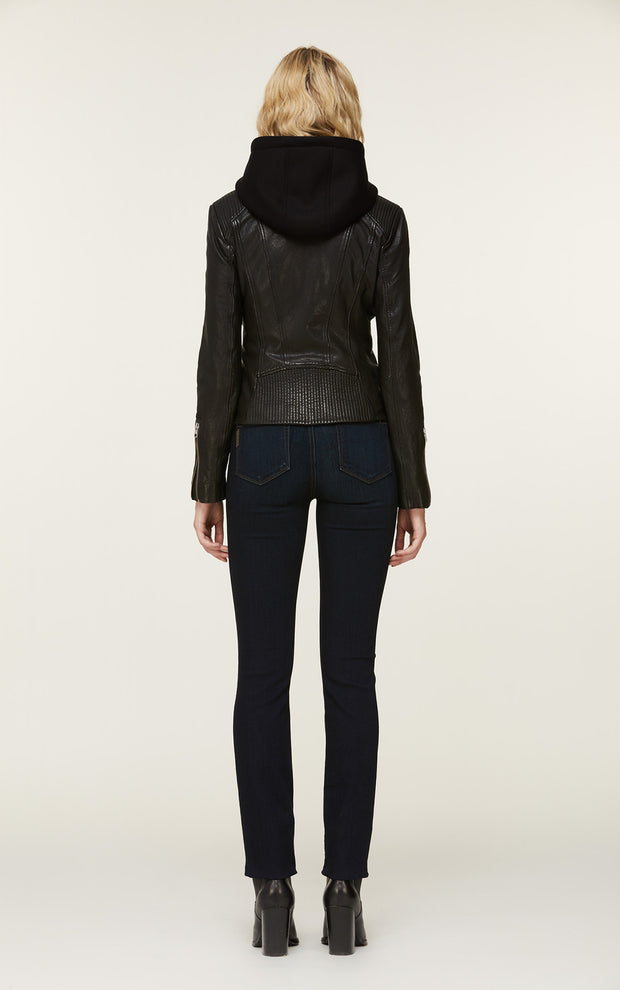 Soia & Kyo- Allison Black Moto Jacket