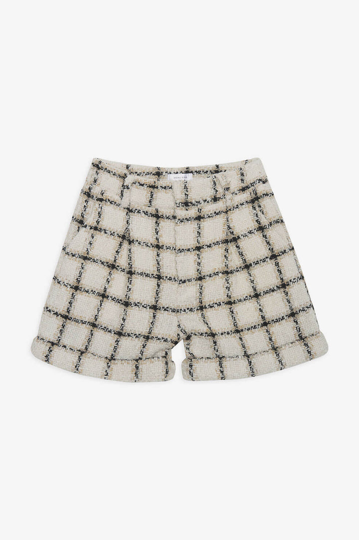 Anine Bing - Becky Short in Beige Plaid