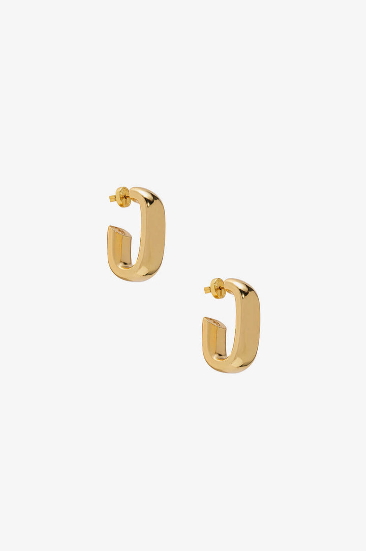 Anine Bing - Chunky Hoop Earrings in Gold