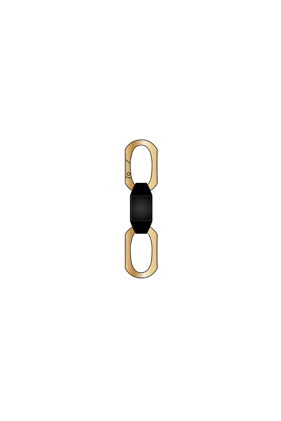 Anine Bing - Jody Key Chain in Black