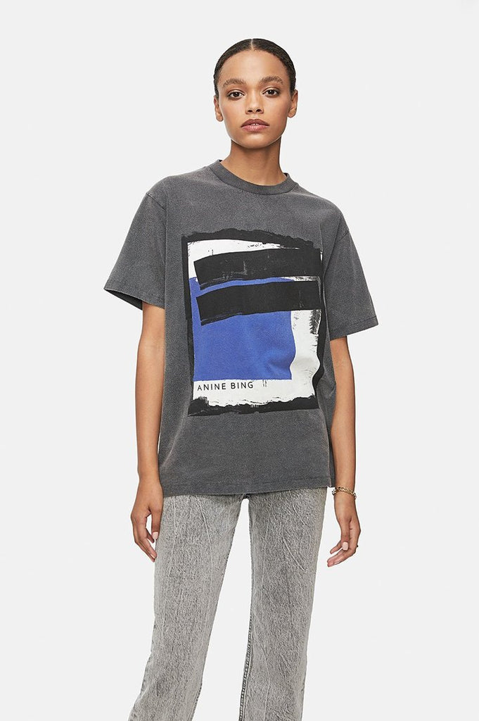 ANINE BING ヴィンテージ風Tシャツ　ブラック ANINE BING ヴィンテージ風Tシャツ ブラック - メルカリ
