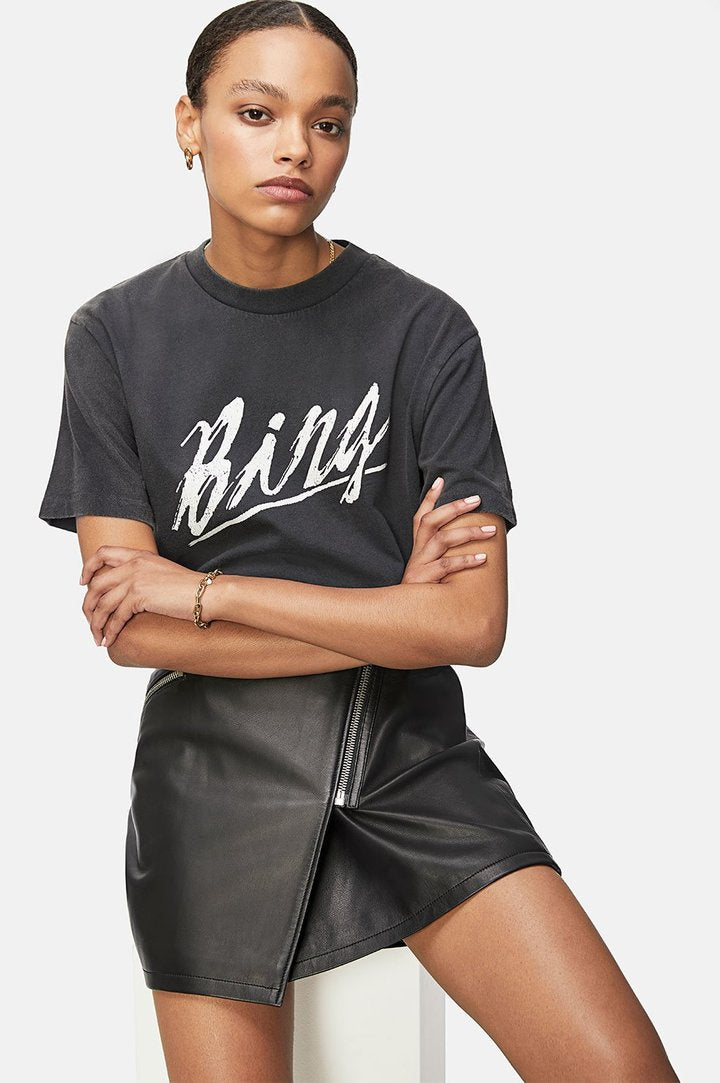 Anine Bing - Lili Basic Bing Tee in Vintage Black – Blond Genius