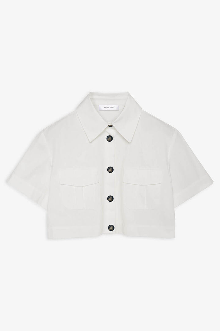 Anine Bing - Scout Shirt in White