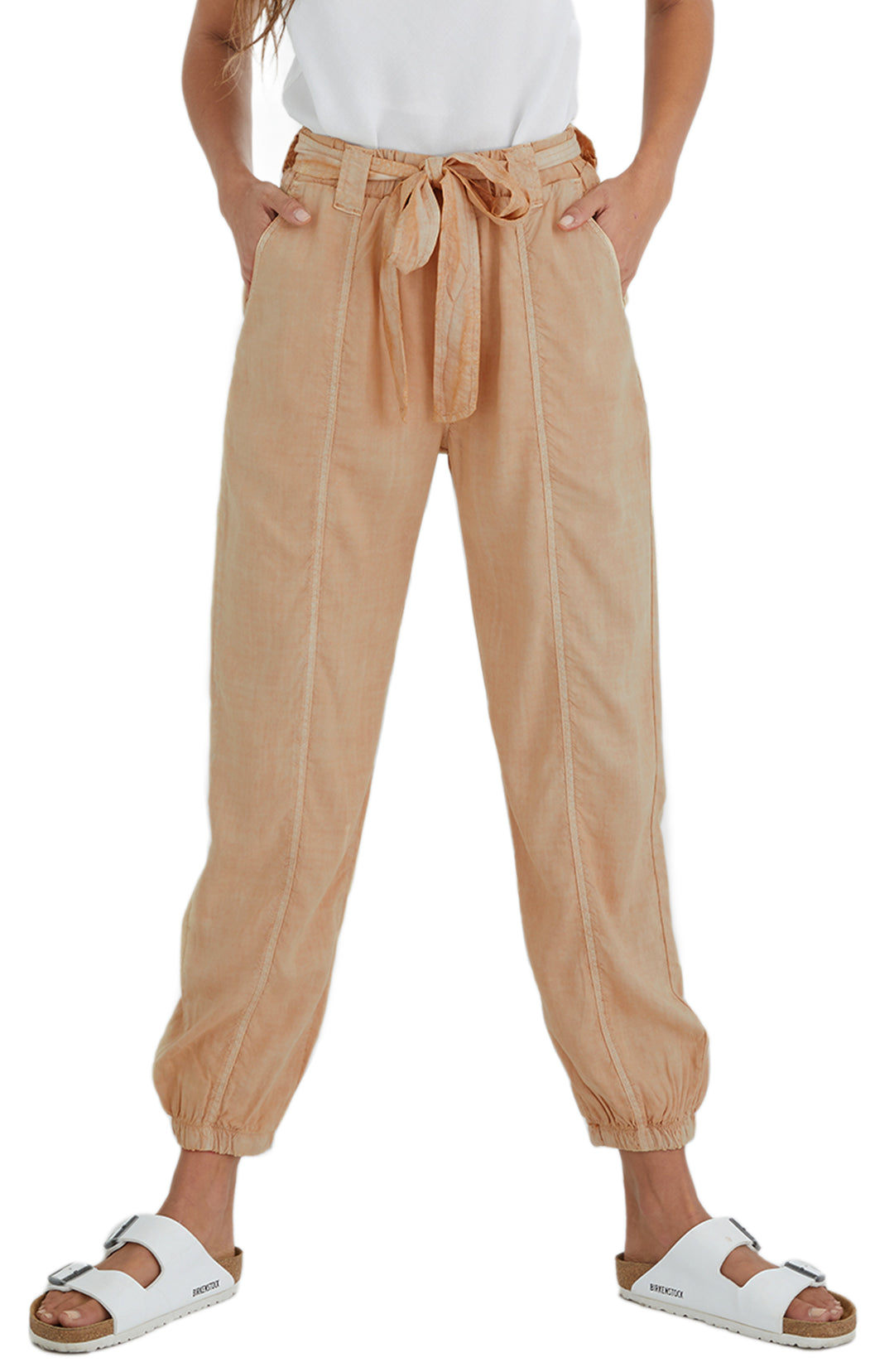 Bella Dahl - Seamed Jogger in Warm Honey
