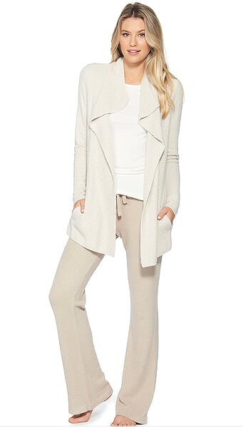 Barefoot Dreams CozyChic Lite Coastal Cardi Bisque