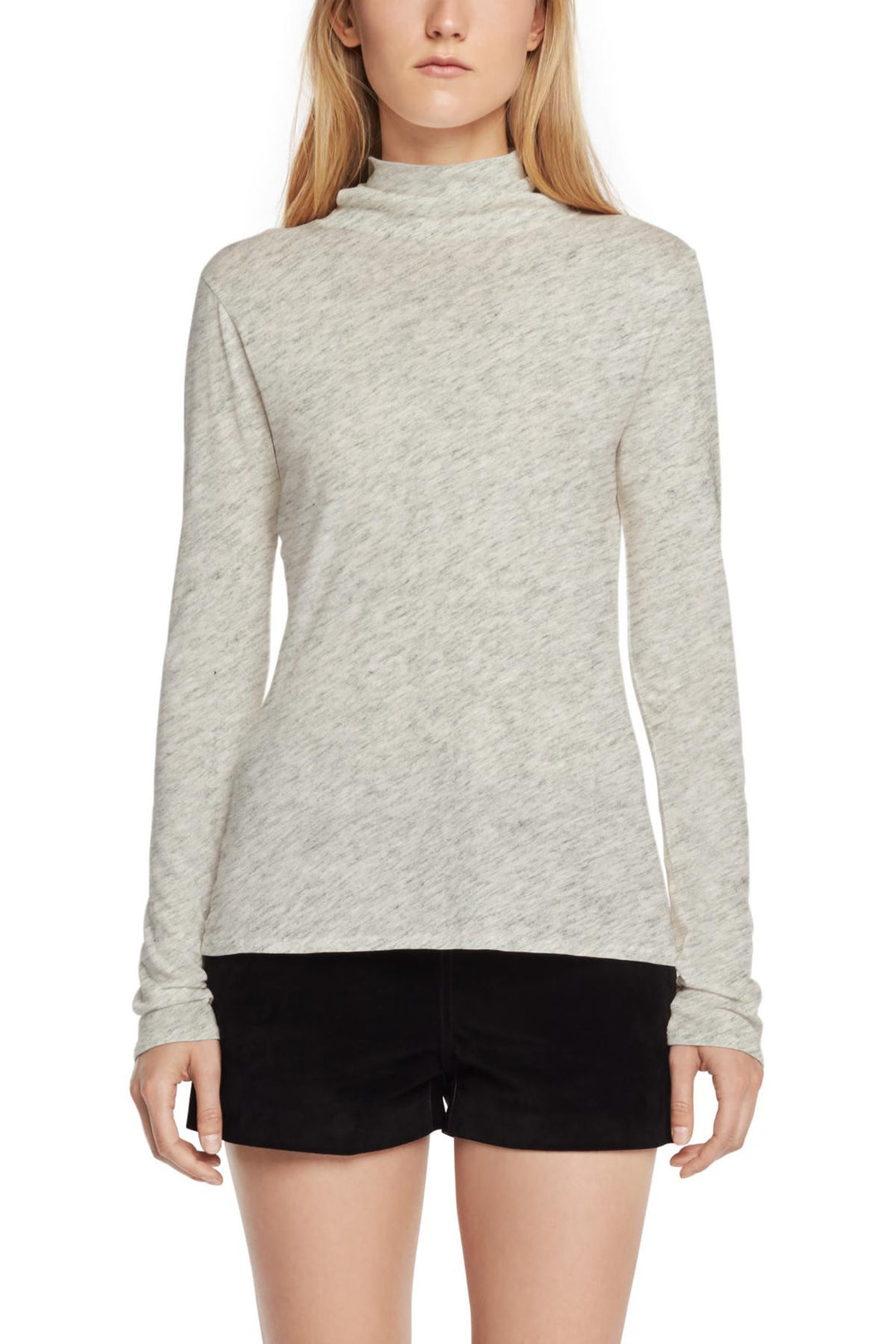 Rag & Bone Rag & Bone- Base Turtleneck Heather Grey at Blond Genius