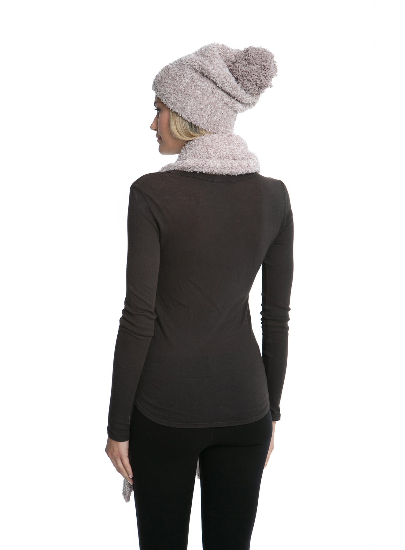 Barefoot Dreams - Cozychic Pom Pom Beanie Scarf Set in 