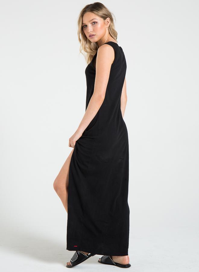 Philanthropy- Bessie Twisted Maxi Black Cat