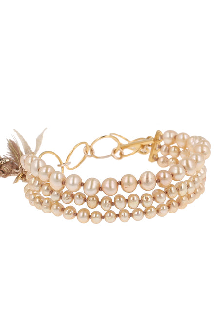 Chan Luu - Champagne Pearl Strand Bracelet