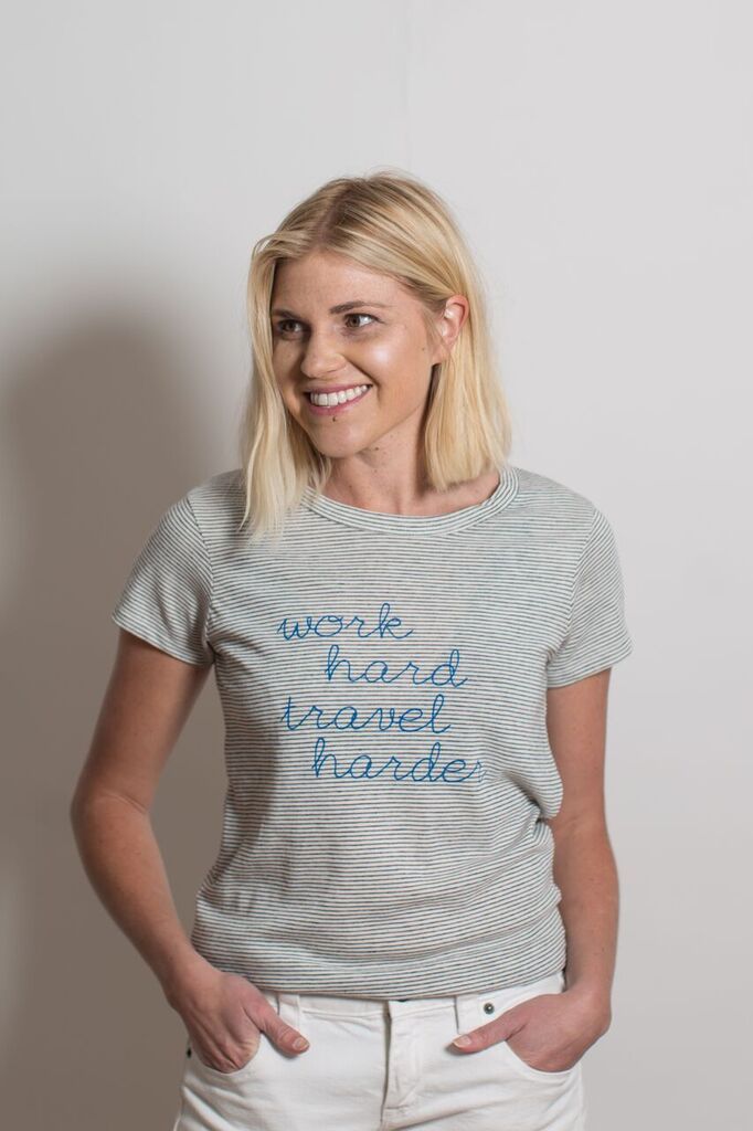 Boat House Apparel - Work Hard Travel Harder Tee