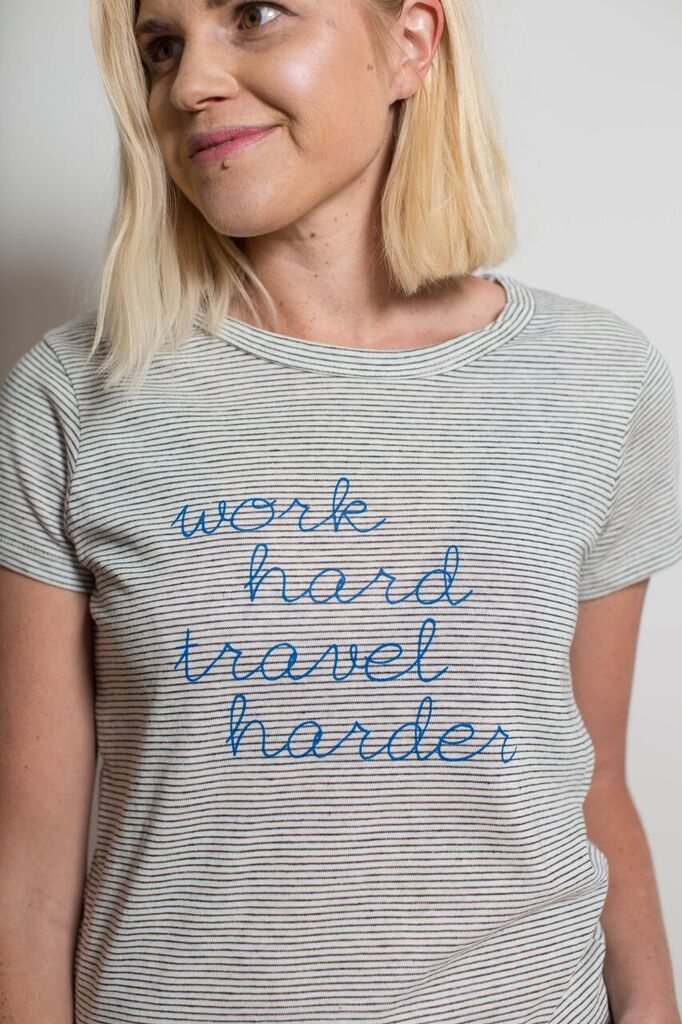 Boat House Apparel - Work Hard Travel Harder Tee