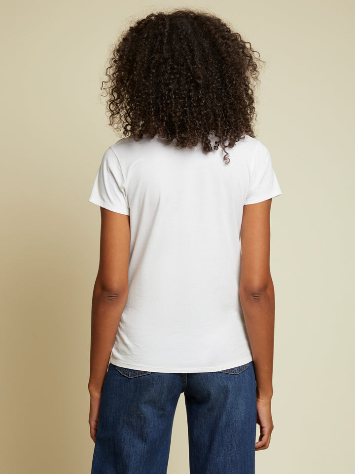 Nation LTD - Blair Ultra Deep V in White