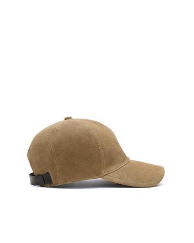 Rag Bone Marilyn Baseball Cap in Camel Suede Blond Genius