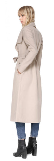 MCK - Mai Long Coat + Belted Waist Sand