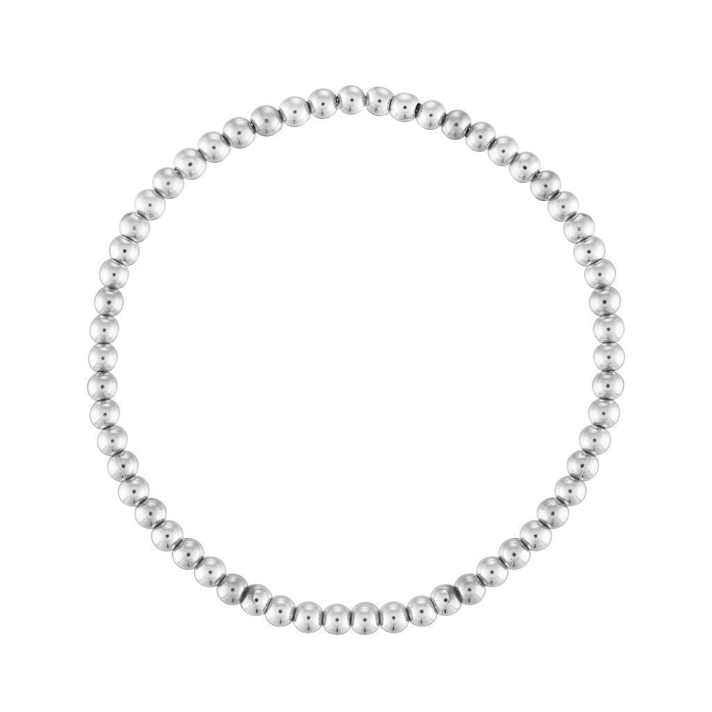 Alexa Leigh - 3MM Sterling Silver Ball Bracelet - 6.5