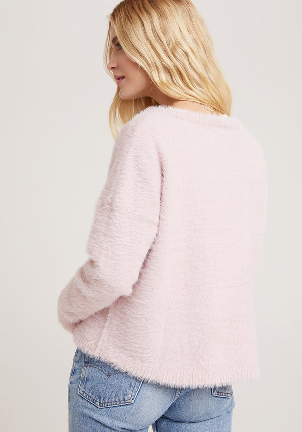 Bella Dahl - Slouchy Sweater in Blush Pink