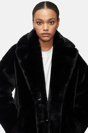 ANINE - Sasha Faux Fur #A-01-1028-000 Black