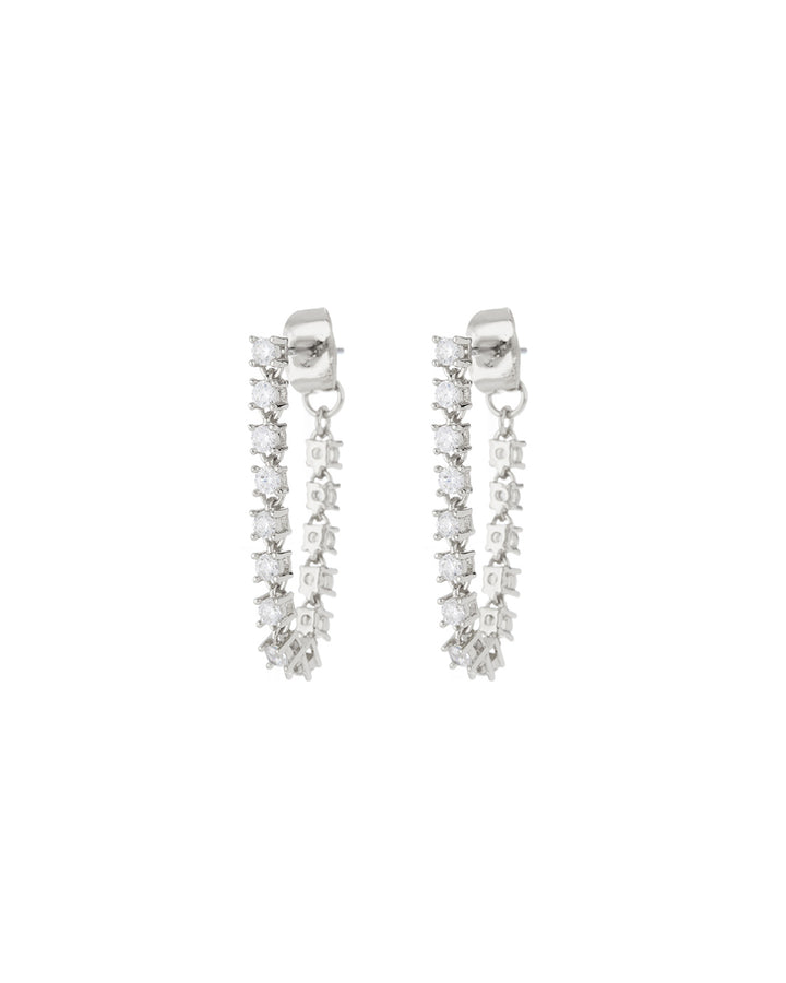 LUV AJ - Ballier Chain Studs in Silver