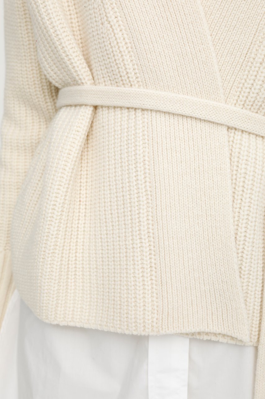 Moussy Denim - MV Short Knit Cardigan in Off White