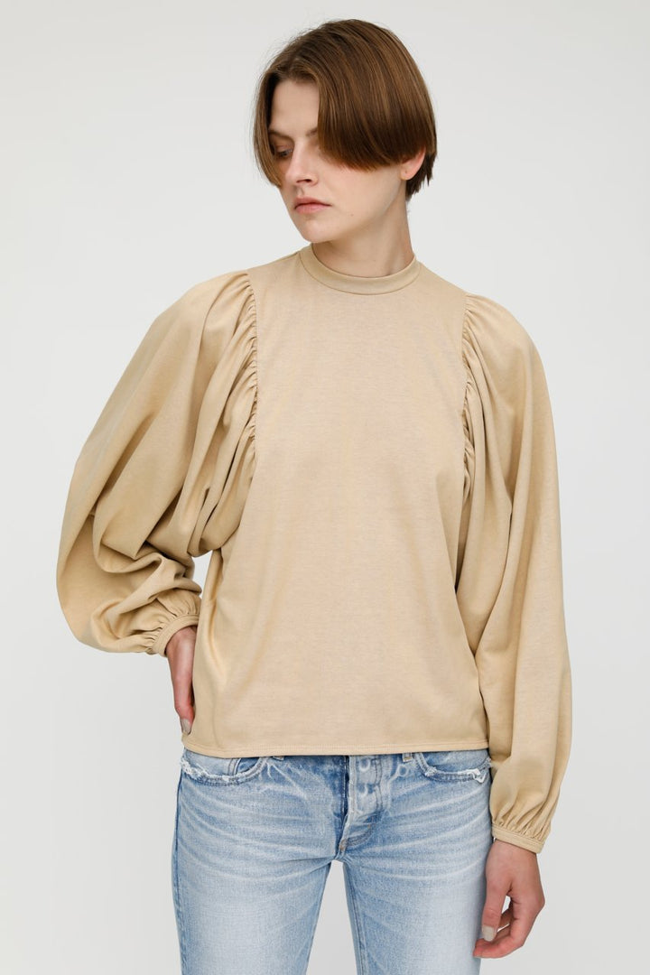Moussy Denim - MV Form Tee in Beige